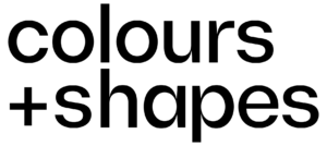 colours and shapes Wordmark_Black_Stacked